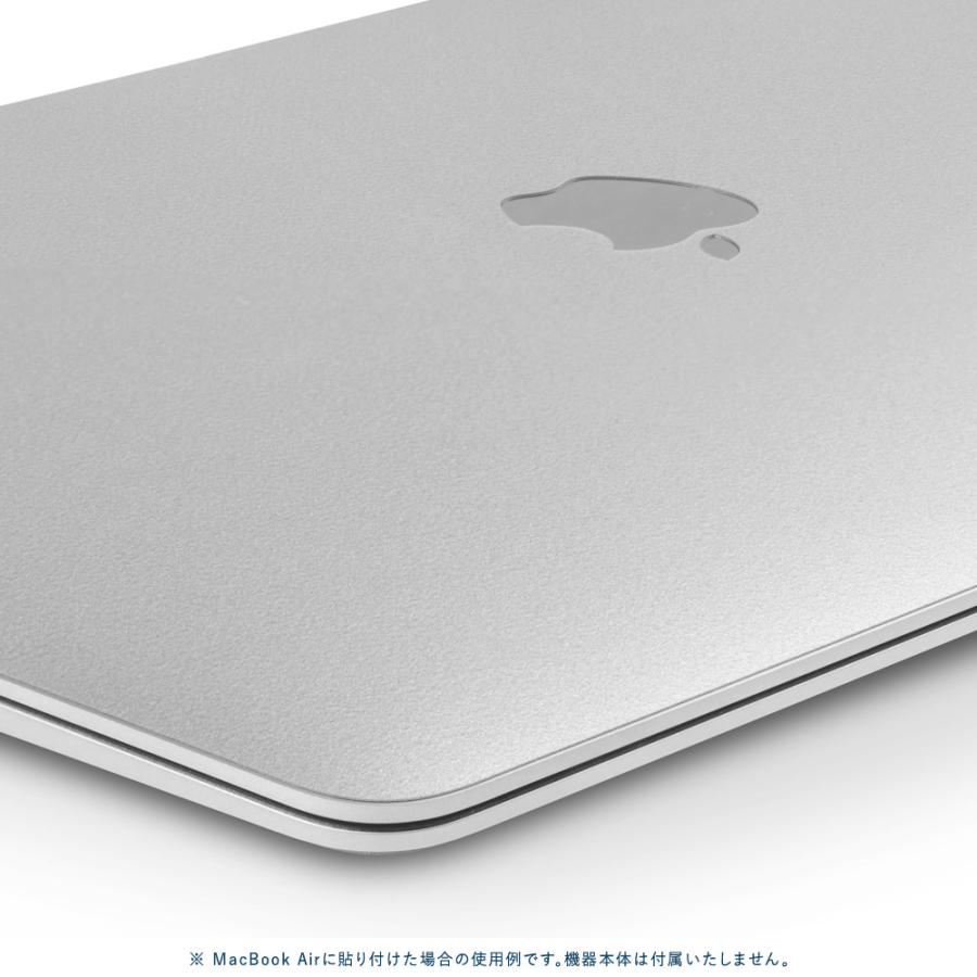 MacBook Air 15インチ スキンシール ケース フィルム M4 M3 M2 2025 2024 2023 対応 wraplus シルバー | MacBook Air | 03