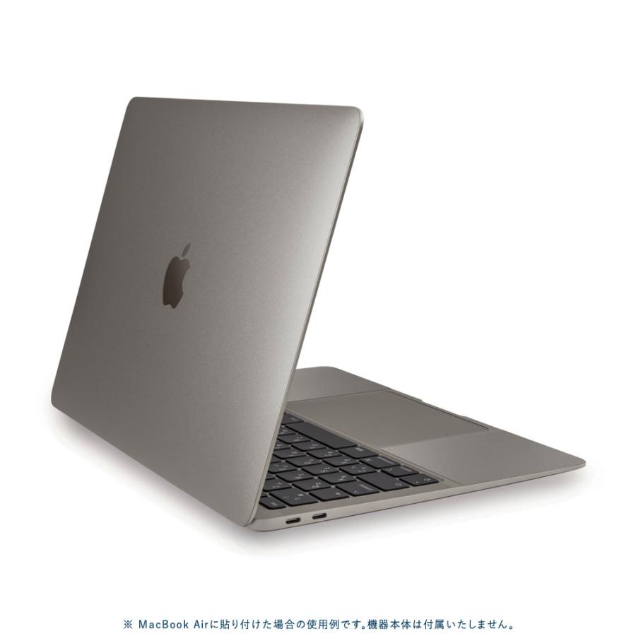 MacBook Air 15インチ スキンシール ケース カバー フィルム 新型 2024 2023 対応 wraplus スペースグレイ｜wraplus｜03