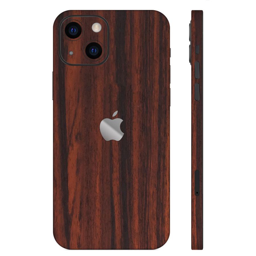 iPhone15 / 15 Pro / 15 Plus / 15 Pro Max スキンシール 背面 側面 カバー ケース wraplus ローズウッド | Apple | 01