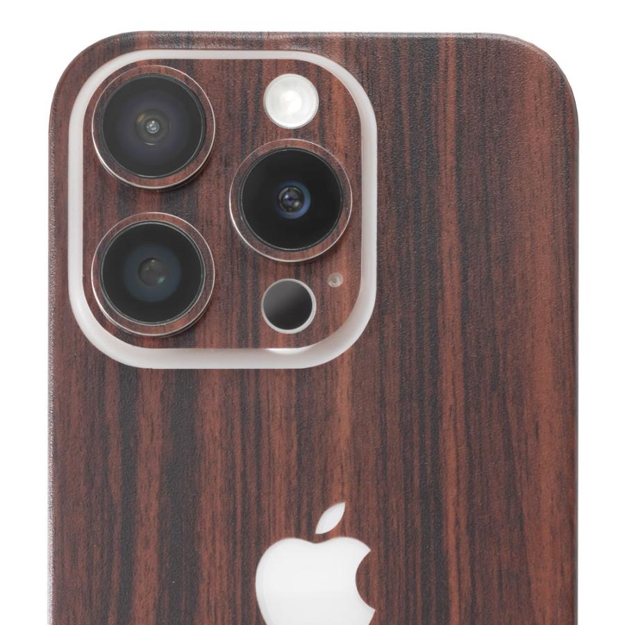 iPhone15 / 15 Pro / 15 Plus / 15 Pro Max スキンシール 背面 側面 カバー ケース wraplus ローズウッド | Apple | 04