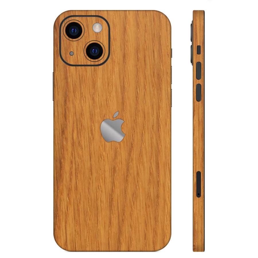 iPhone15 / 15 Pro / 15 Plus / 15 Pro Max スキンシール 背面 側面 カバー ケース wraplus オーク | Apple | 01
