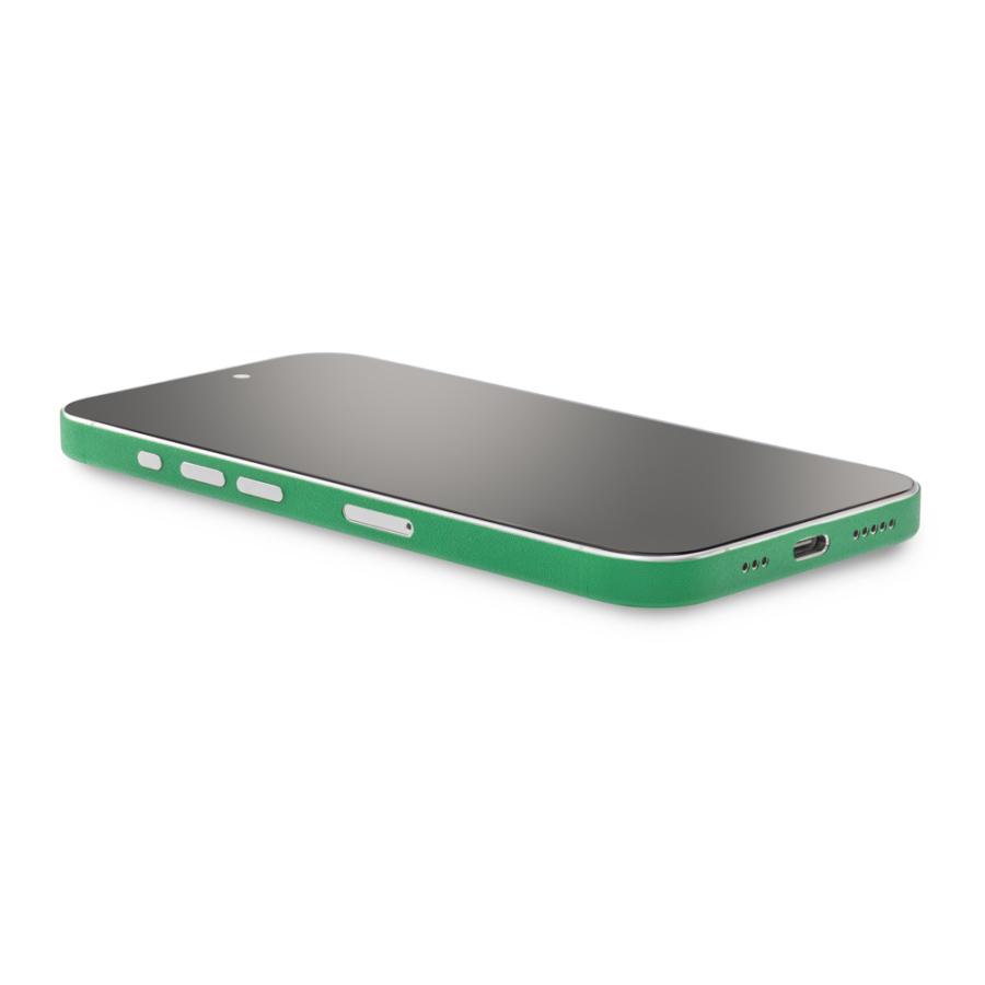 iPhone15 / 15 Pro / 15 Plus / 15 Pro Max スキンシール 背面 側面 カバー ケース wraplus グリーン 緑｜wraplus｜04