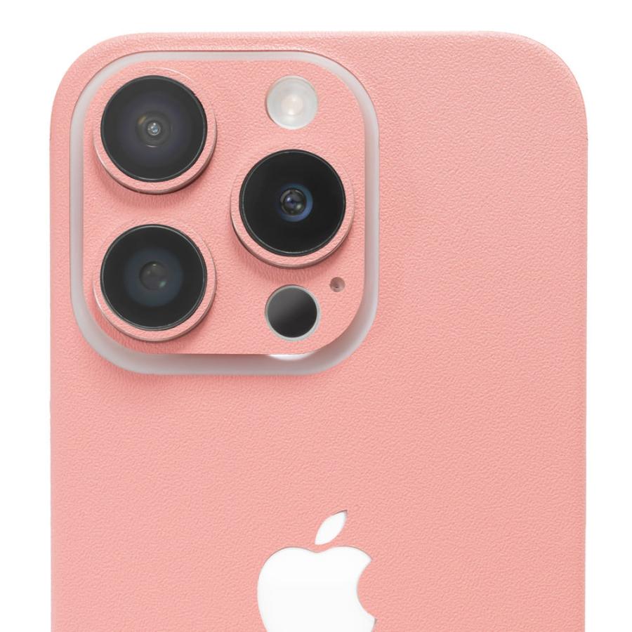 iPhone15 / 15 Pro / 15 Plus / 15 Pro Max スキンシール 背面 側面 カバー ケース wraplus サーモンピンク | Apple | 04