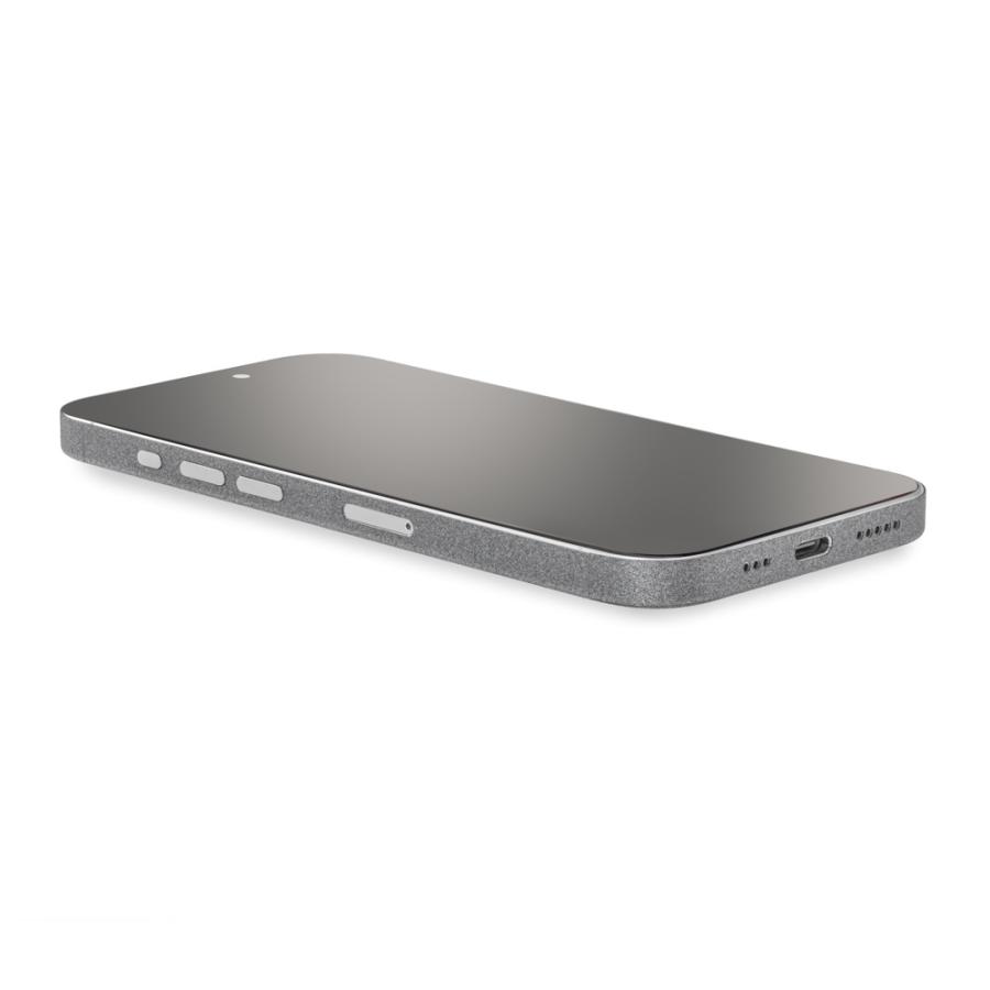 iPhone15 / 15 Pro / 15 Plus / 15 Pro Max スキンシール 背面 側面 カバー ケース wraplus ガンメタリック | Apple | 03