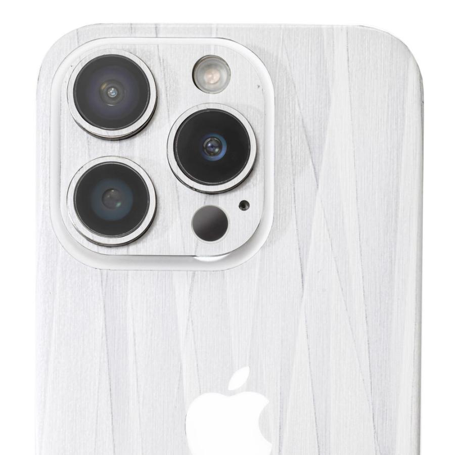 iPhone15 / 15 Pro / 15 Plus / 15 Pro Max スキンシール 背面 側面 カバー ケース wraplus ホワイトアブストラクト | Apple | 04