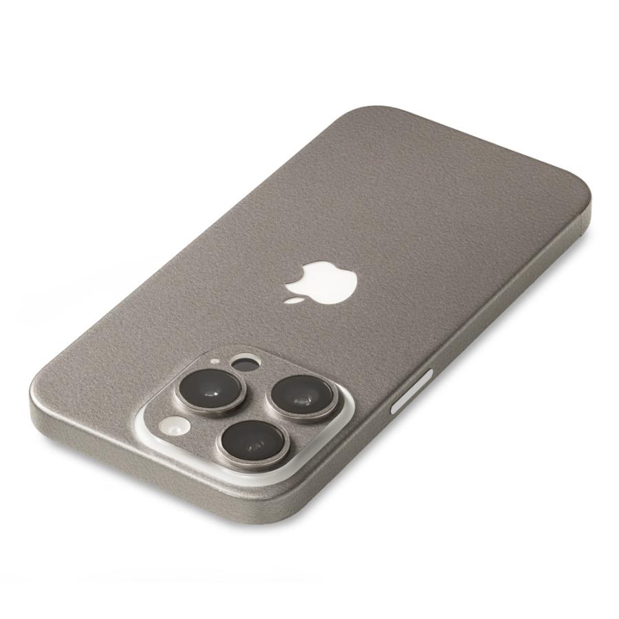 iPhone15 / 15 Pro / 15 Plus / 15 Pro Max スキンシール 背面 側面 カバー ケース wraplus スペースグレイ | Apple | 02