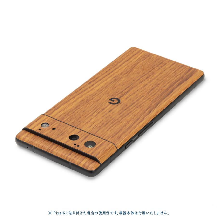 Pixel8 Pixel8 Pro ピクセル8 プロ スキンシール 背面 カバー フィルム ケース wraplus 選べる34色 オーク | Google Pixel | 01