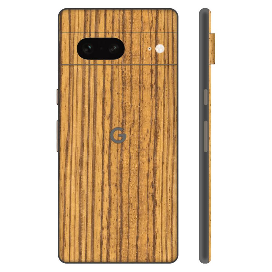 Pixel8 Pixel8 Pro ピクセル8 プロ スキンシール 背面 カバー フィルム ケース wraplus 選べる34色 ゼブラウッド2 | Google Pixel