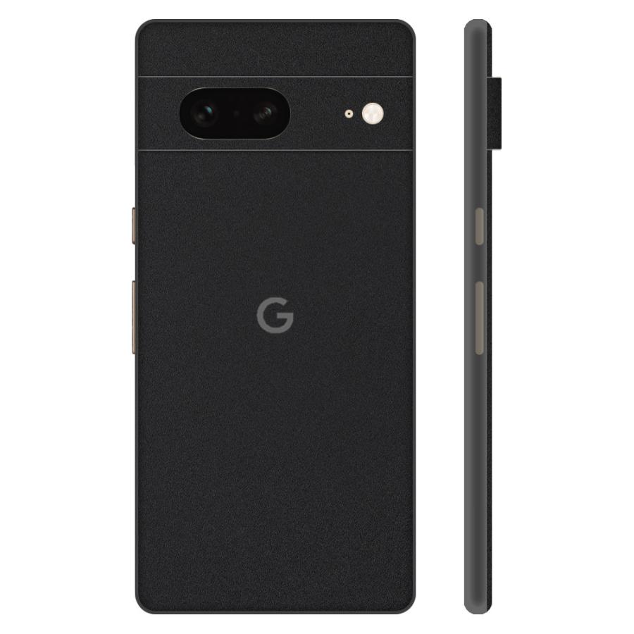 Pixel8 Pixel8 Pro ピクセル8 プロ スキンシール 背面 カバー フィルム ケース wraplus 選べる34色 ブラック 黒 | Google Pixel