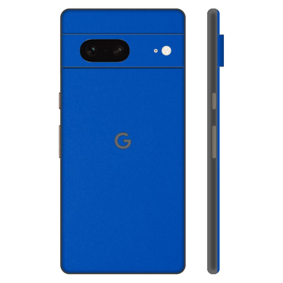 Pixel8 Pixel8 Pro ピクセル8 プロ スキンシール 背面 カバー フィルム ケース wraplus 選べる34色 ブルー 青 | Google Pixel