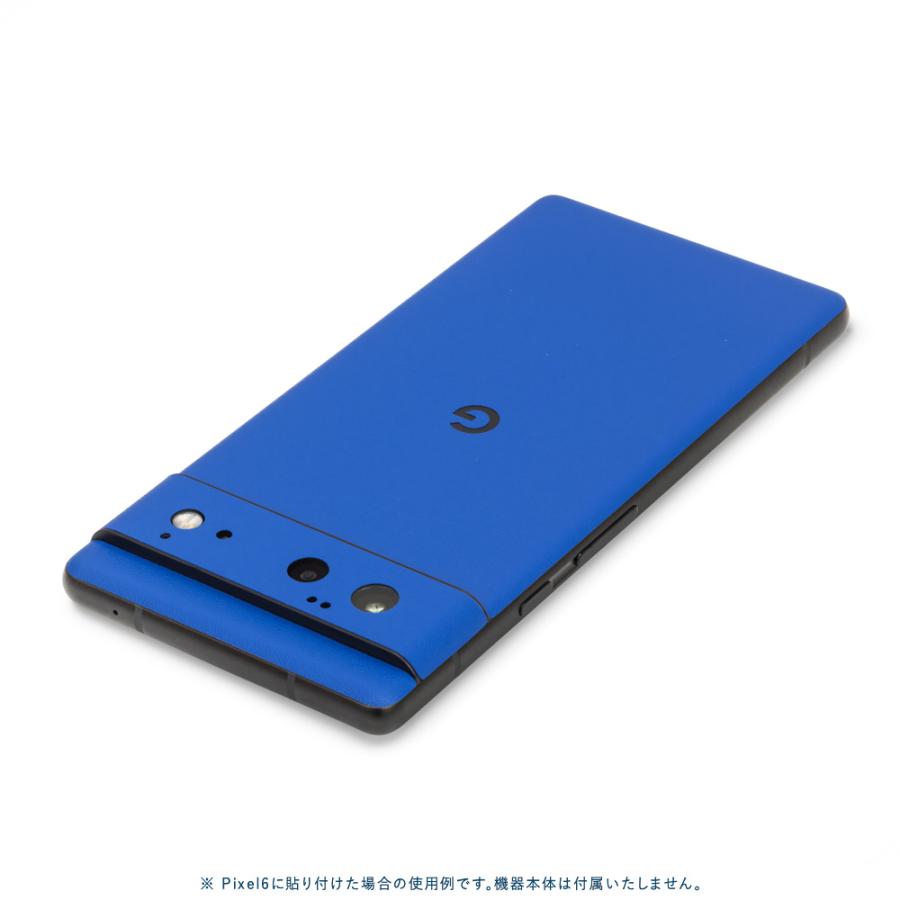 Pixel8 Pixel8 Pro ピクセル8 プロ スキンシール 背面 カバー フィルム ケース wraplus 選べる34色 ブルー 青 | Google Pixel | 01