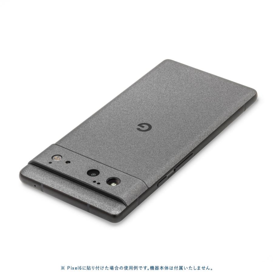 Pixel8 Pixel8 Pro ピクセル8 プロ スキンシール 背面 カバー フィルム ケース wraplus 選べる34色 ガンメタリック | Google Pixel | 01