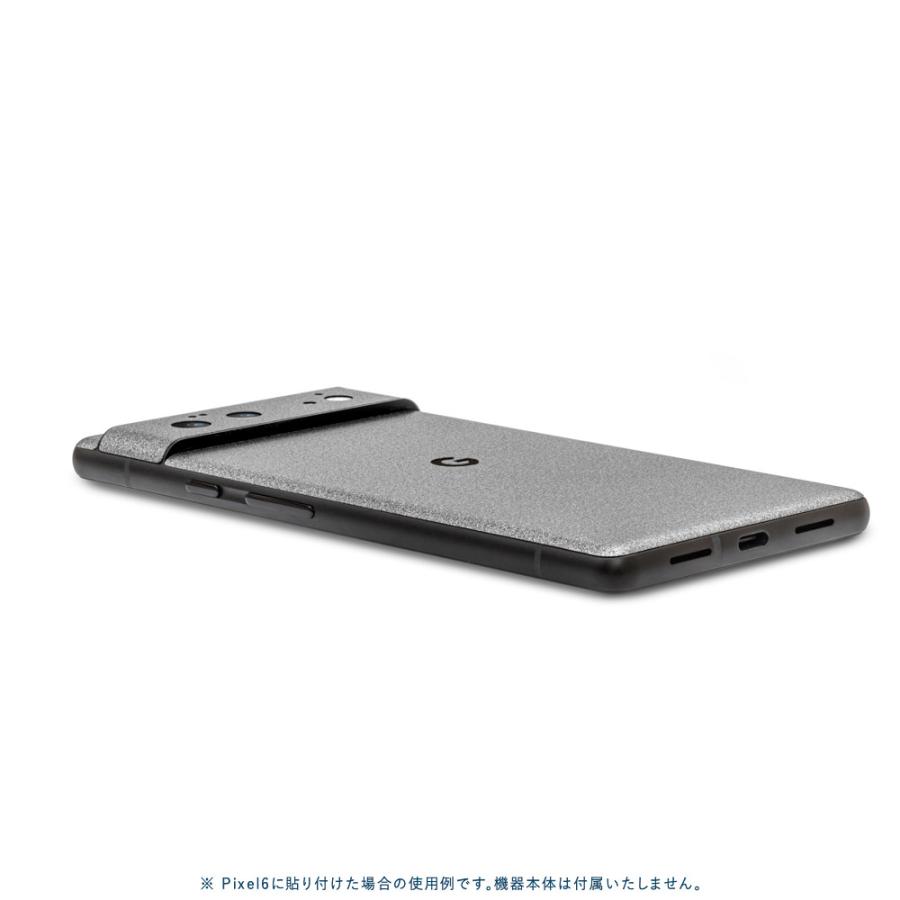 Pixel8 Pixel8 Pro ピクセル8 プロ スキンシール 背面 カバー フィルム ケース wraplus 選べる34色 ガンメタリック | Google Pixel | 02