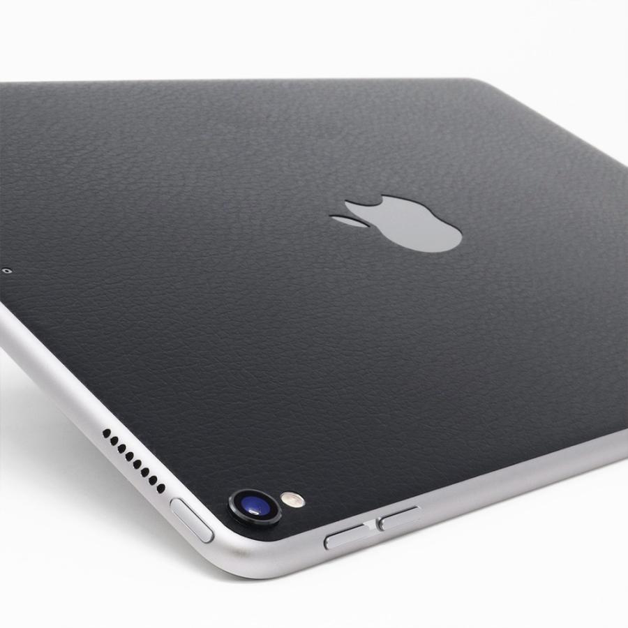 iPad Air / Air2 / Air3 第3世代 スキンシール ケース カバー フィルム 背面 保護 wraplus ブラックレザー | iPad | 02
