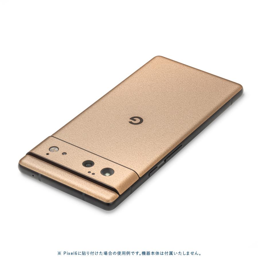 Pixel8 Pixel8 Pro ピクセル8 プロ スキンシール 背面 カバー フィルム ケース wraplus 選べる34色 ゴールド | Google Pixel | 01