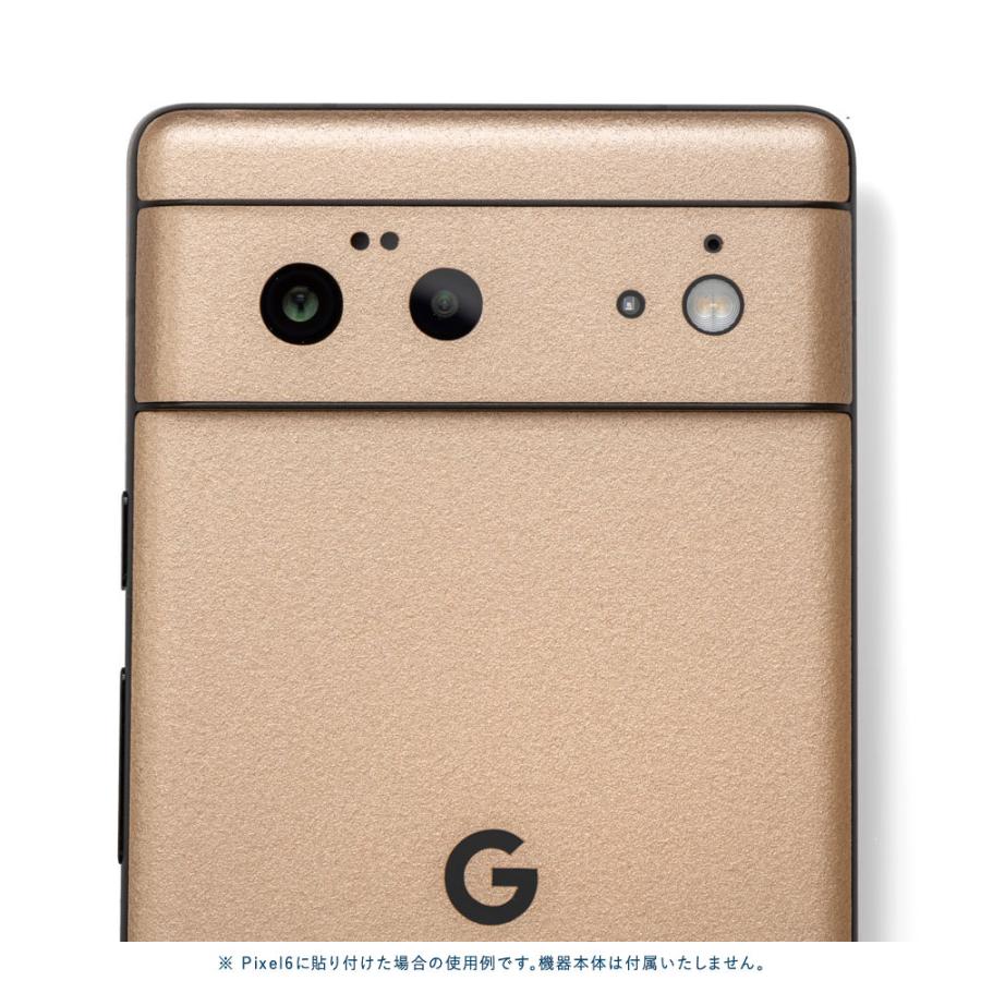 Pixel8 Pixel8 Pro ピクセル8 プロ スキンシール 背面 カバー フィルム ケース wraplus 選べる34色 ゴールド | Google Pixel | 03