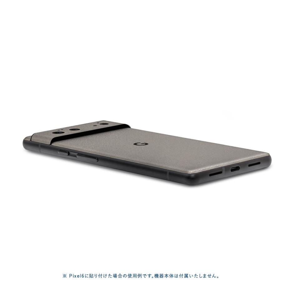 Pixel8 Pixel8 Pro ピクセル8 プロ スキンシール 背面 カバー フィルム ケース wraplus 選べる34色 スペースグレイ | Google Pixel | 02