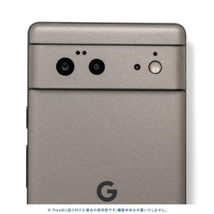 Pixel8 Pixel8 Pro ピクセル8 プロ スキンシール 背面 カバー フィルム ケース wraplus 選べる34色 スペースグレイ | Google Pixel | 03