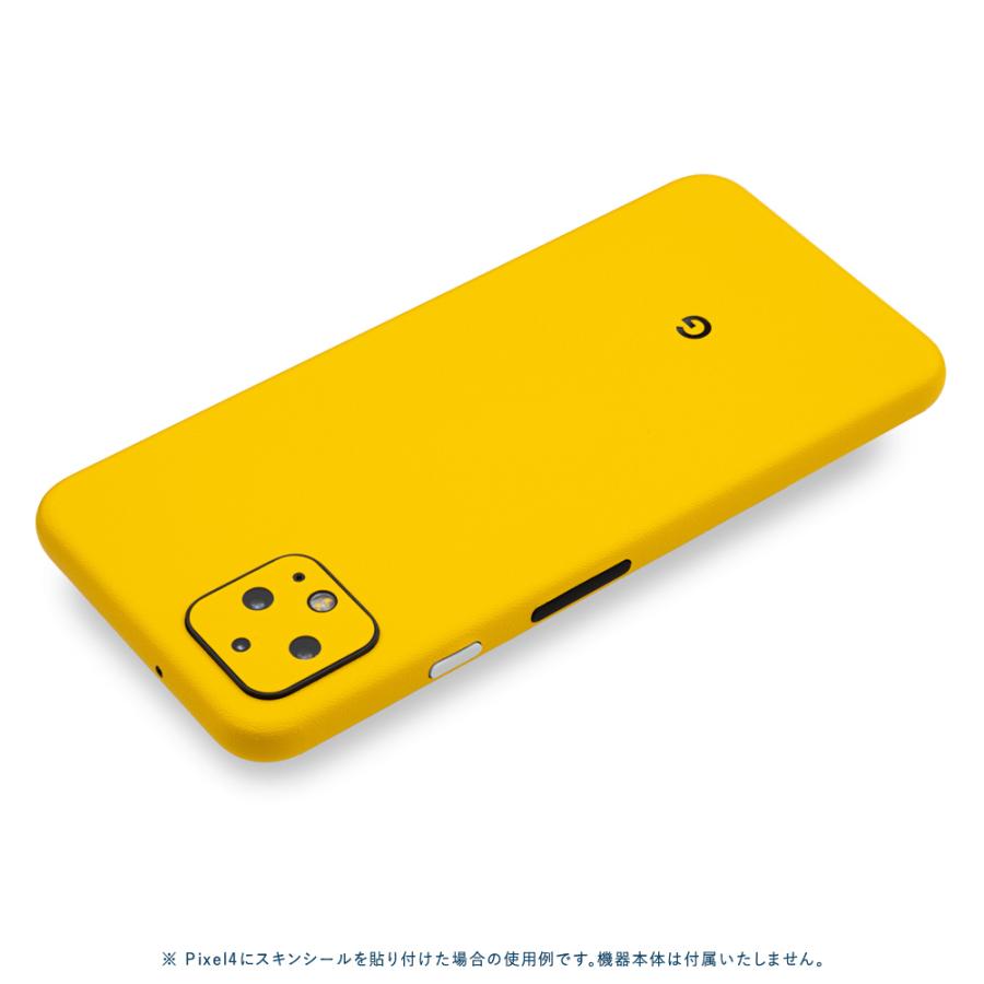 Pixel8 Pixel8 Pro ピクセル8 プロ スキンシール 全面 背面 側面 カバー フィルム ケース wraplus 選べる34色 イエロー 黄色 | Google Pixel | 01