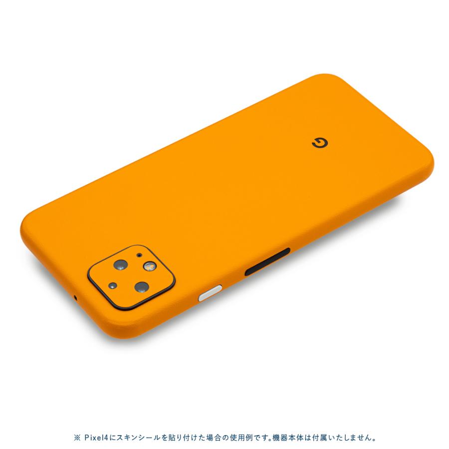 Pixel8 Pixel8 Pro ピクセル8 プロ スキンシール 全面 背面 側面 カバー フィルム ケース wraplus 選べる34色 オレンジ | Google Pixel | 01