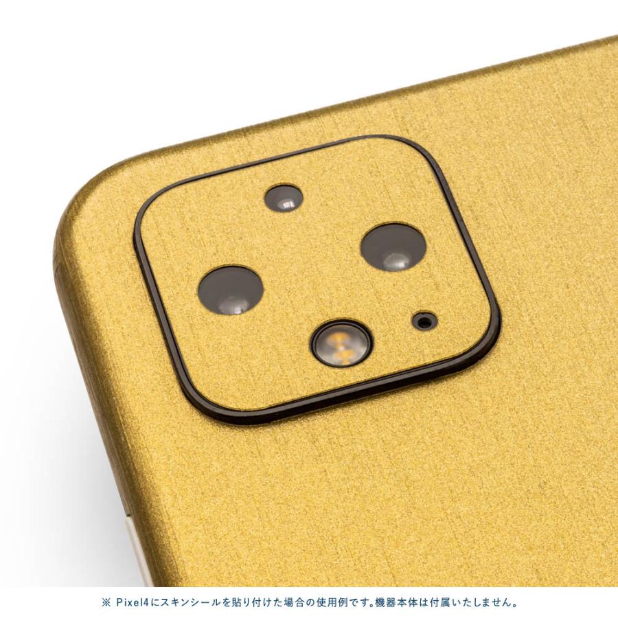 Pixel8 Pixel8 Pro ピクセル8 プロ スキンシール 全面 背面 側面 カバー フィルム ケース wraplus 選べる34色 ゴールドブラッシュメタル | Google Pixel | 03