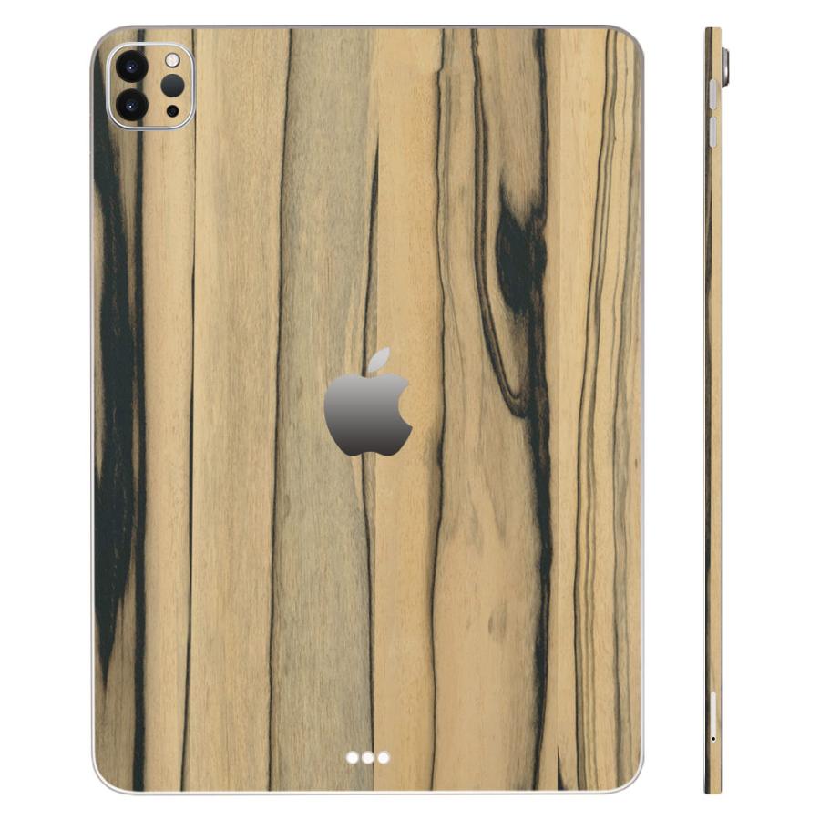 iPad Pro 11インチ M4 2024 第5世代 スキンシール ケース カバー フィルム 背面 wraplus パーシモン | iPad