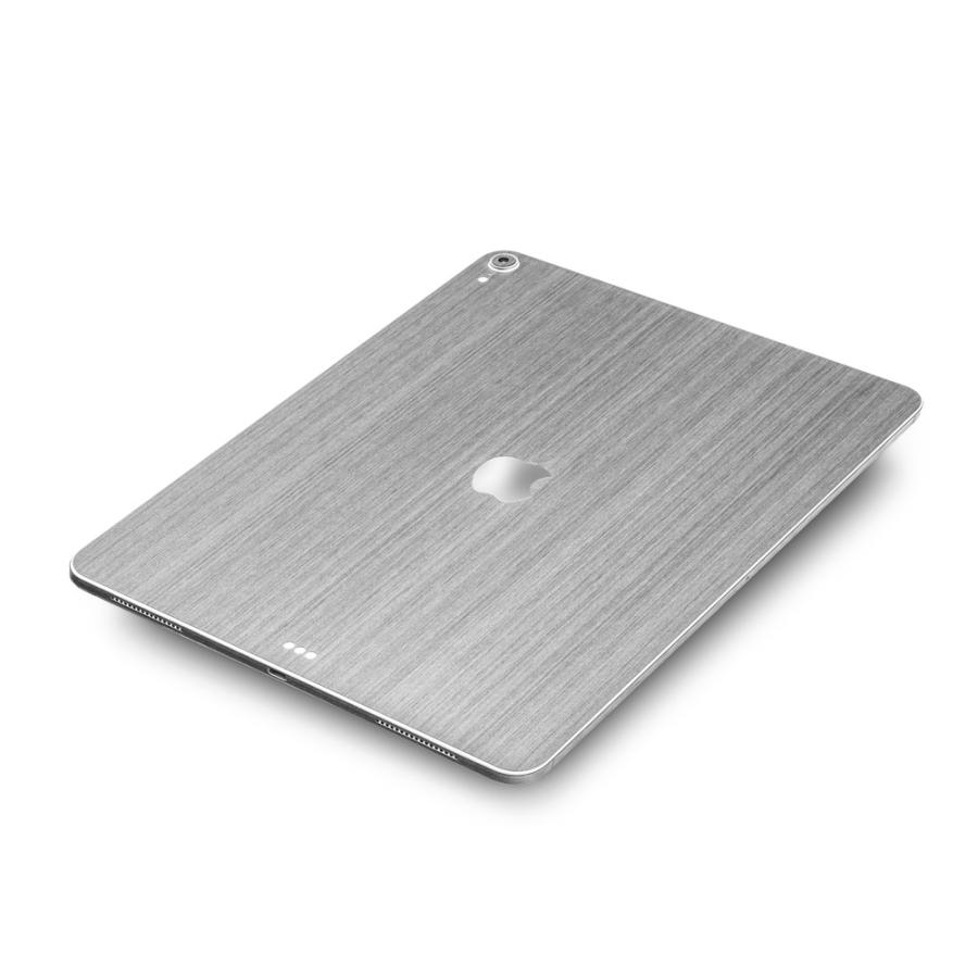 iPad Pro 11インチ M4 2024 第5世代 スキンシール ケース カバー フィルム 背面 wraplus シルバーブラッシュメタル | iPad | 02