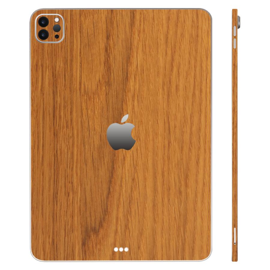 iPad Pro 13インチ M4 2024 スキンシール ケース フィルム 背面 wraplus オーク | iPad