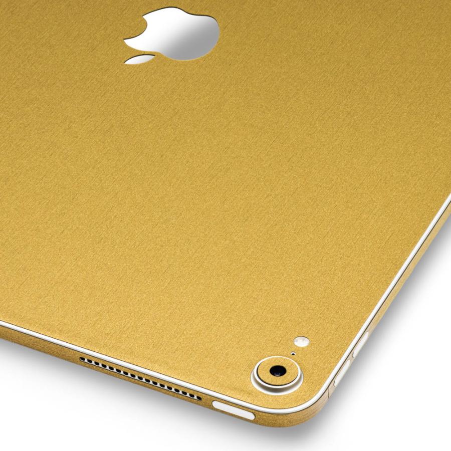 iPad Pro 13インチ M4 2024 スキンシール ケース フィルム 背面 wraplus ゴールドブラッシュメタル | iPad | 03