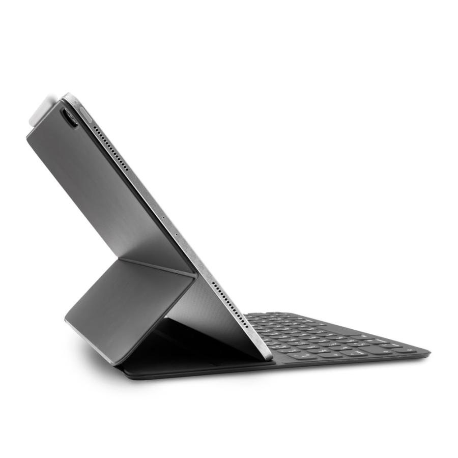 iPad Pro 13インチ M4 2024 スキンシール ケース フィルム 背面 wraplus シルバーカーボン | iPad | 04