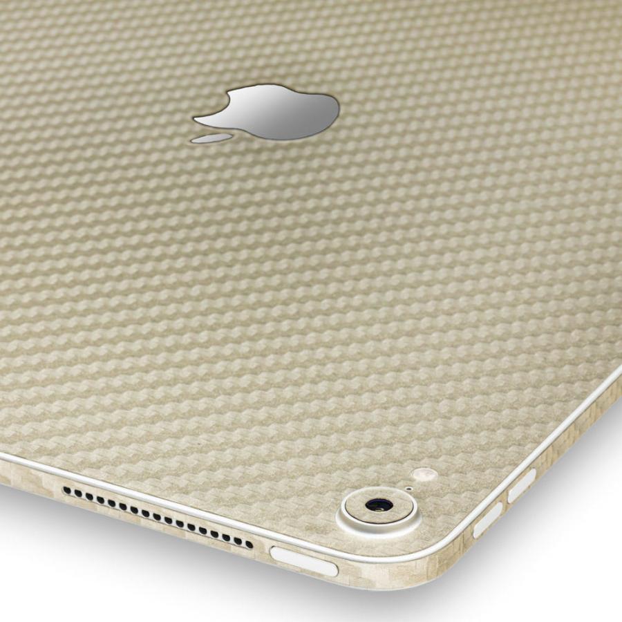 iPad Pro 13インチ M4 2024 スキンシール ケース フィルム 背面 wraplus ゴールドカーボン | iPad | 03