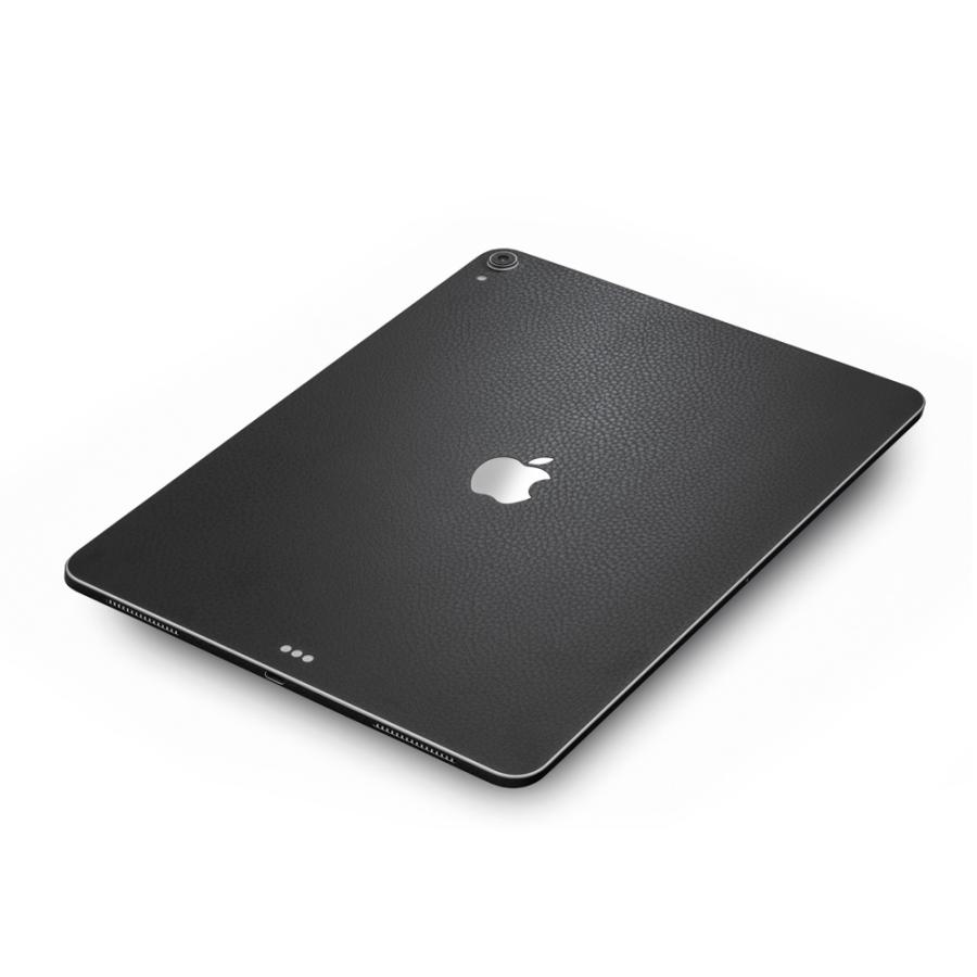 iPad Pro 13インチ M4 2024 スキンシール ケース フィルム 背面 wraplus ブラックレザー | iPad | 02