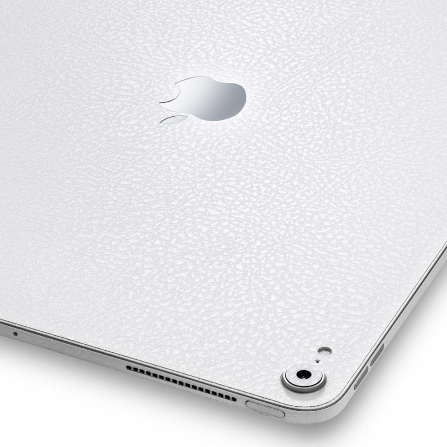 iPad Pro 13インチ M4 2024 スキンシール ケース フィルム 背面 wraplus ホワイトレザー | iPad | 03