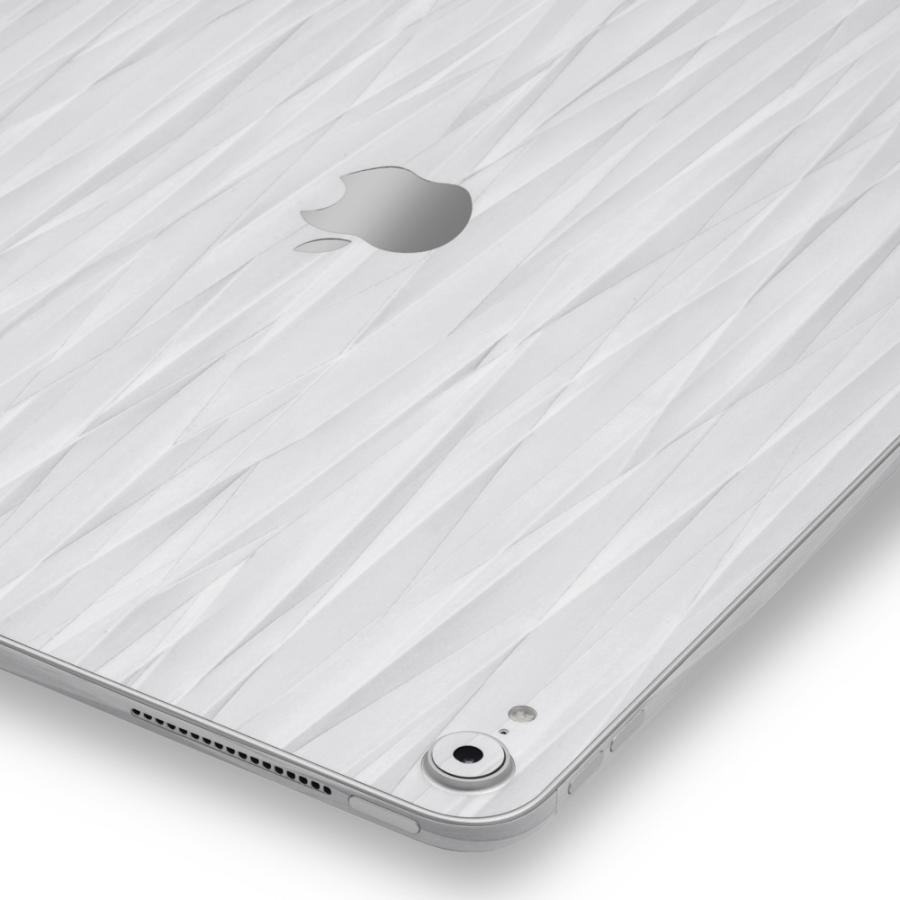 iPad Pro 13インチ M4 2024 スキンシール ケース フィルム 背面 wraplus ホワイトアブストラクト | iPad | 03