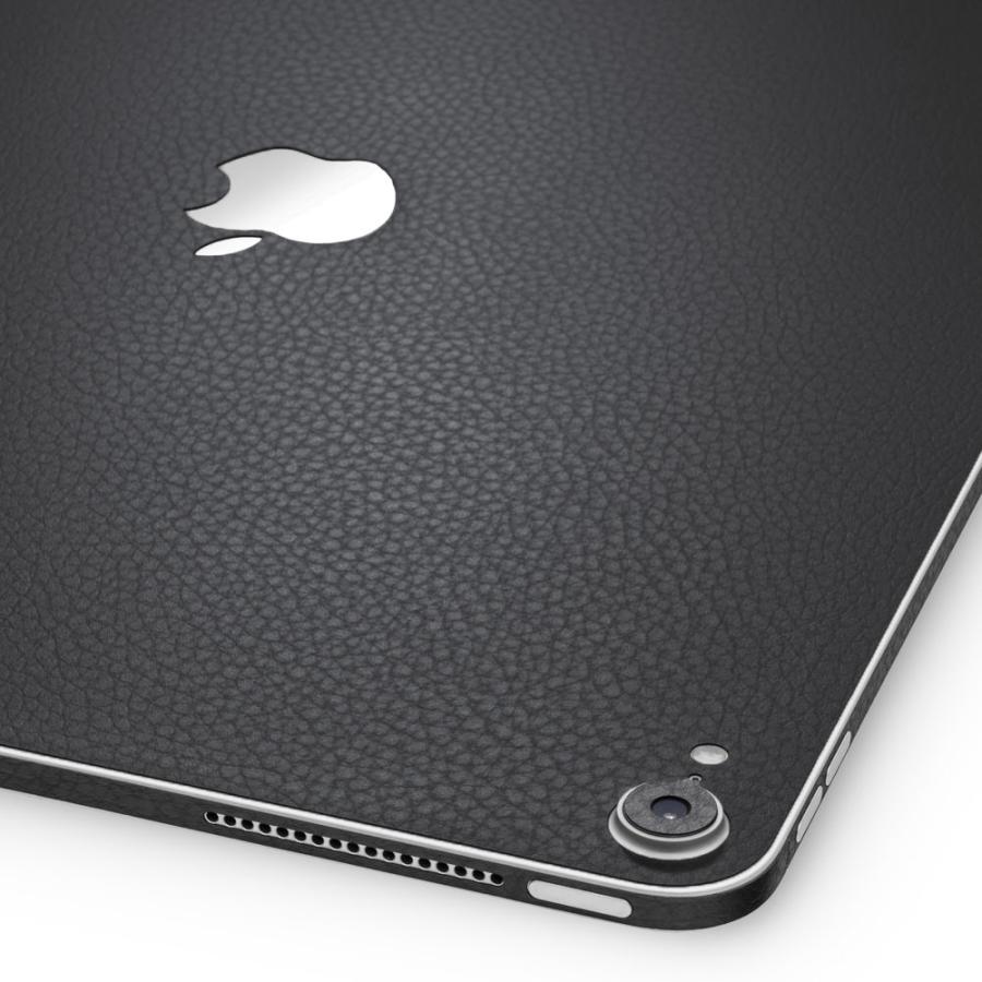 iPad Air 11インチ M3 M2 2025 2024 スキンシール ケース カバー フィルム 背面 wraplus ブラックレザー | iPad | 03