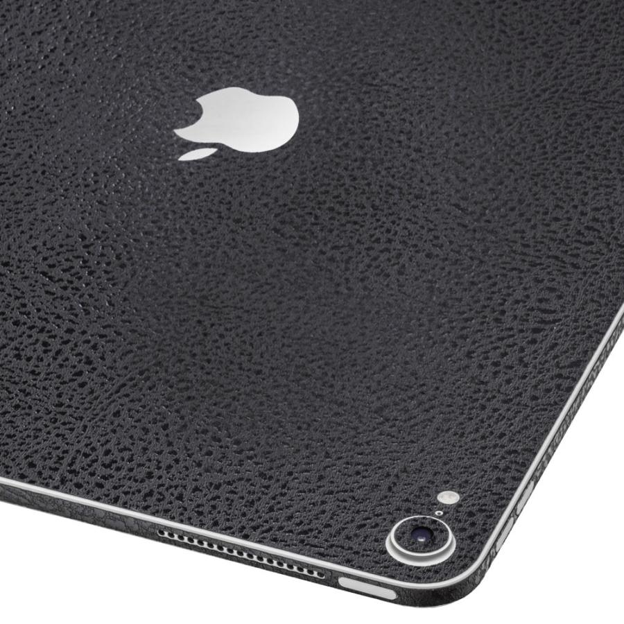 iPad Air 11インチ M3 M2 2025 2024 スキンシール ケース カバー フィルム 背面 wraplus ブラック光沢レザー | iPad | 03