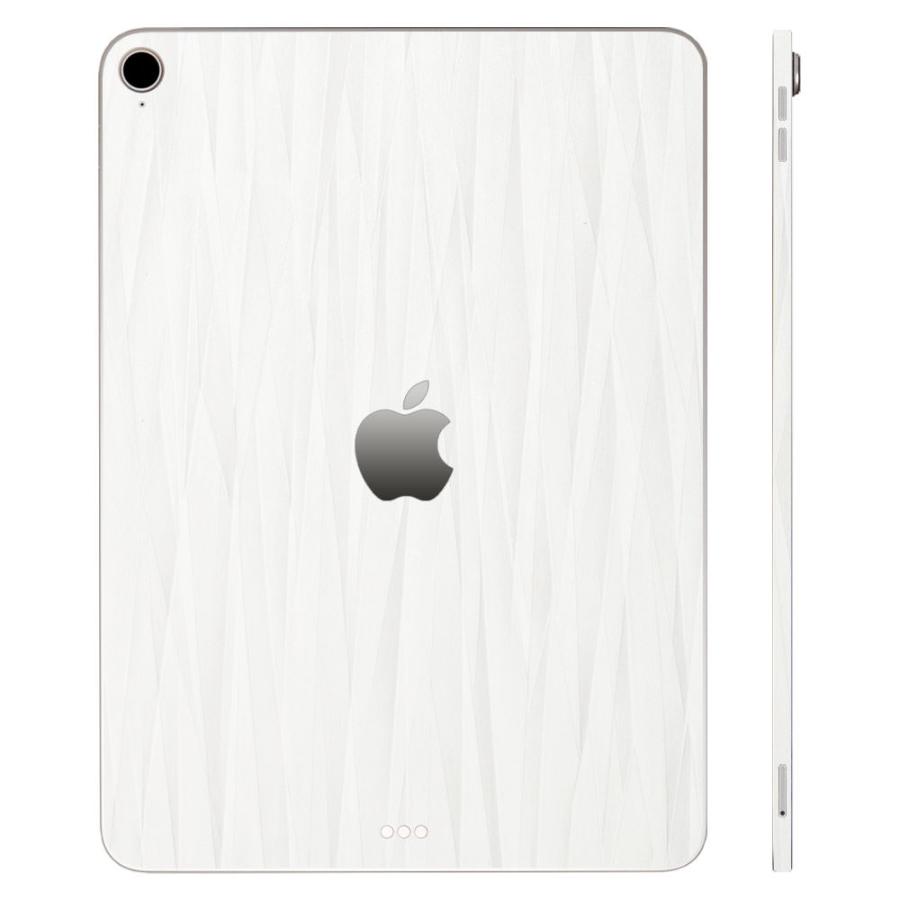 iPad Air 11インチ M3 M2 2025 2024 スキンシール ケース カバー フィルム 背面 wraplus ホワイトアブストラクト | iPad