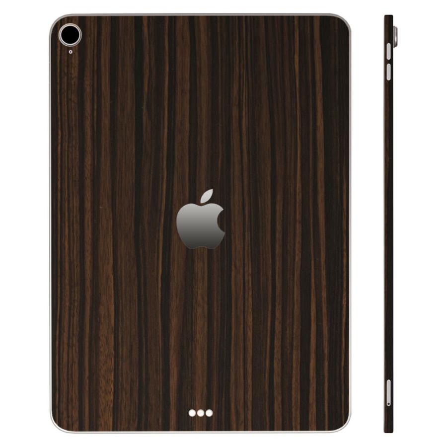 iPad Air 13インチ M3 M2 2025 2024 スキンシール ケース フィルム 背面 wraplus エボニー | iPad