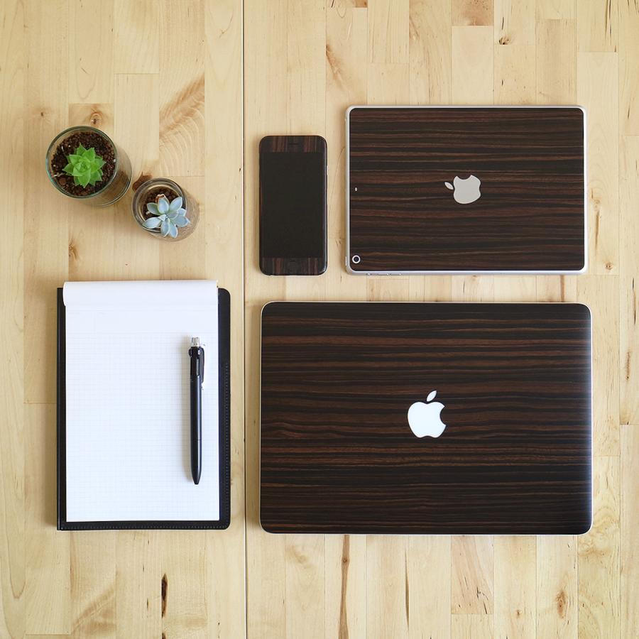 iPad Air 13インチ M3 M2 2025 2024 スキンシール ケース フィルム 背面 wraplus エボニー | iPad | 01