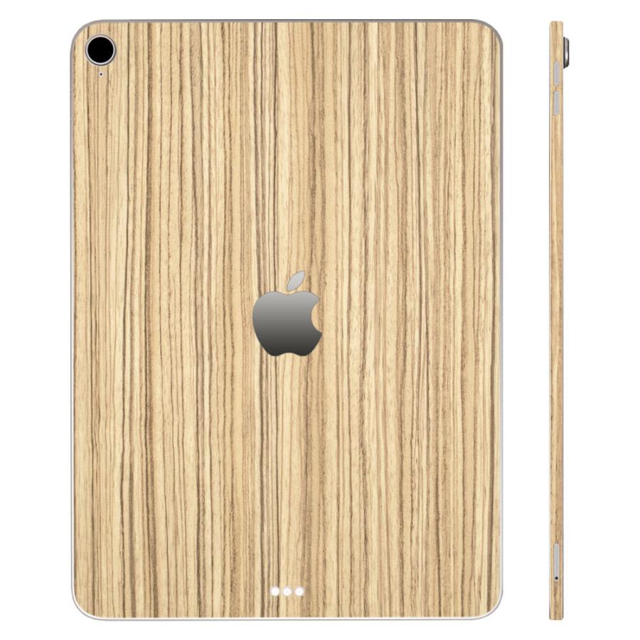 iPad Air 13インチ M3 M2 2025 2024 スキンシール ケース フィルム 背面 wraplus ゼブラウッド1 | iPad