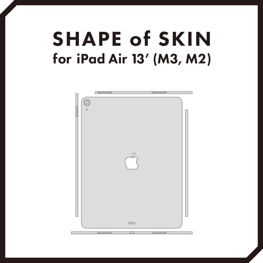 iPad Air 13インチ M3 M2 2025 2024 スキンシール ケース フィルム 背面 wraplus ブロンズブラッシュメタル | iPad | 05