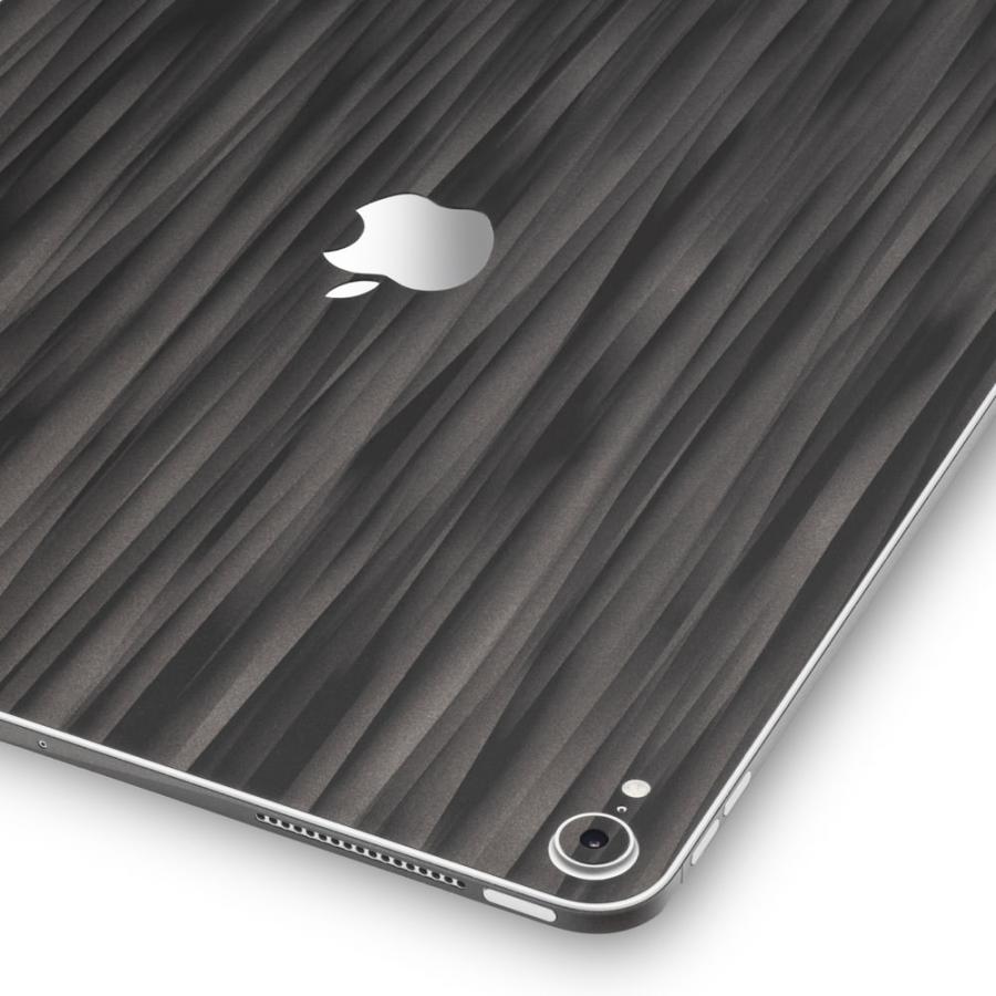 iPad Air 13インチ M3 M2 2025 2024 スキンシール ケース フィルム 背面 wraplus ブラックアブストラクト | iPad | 03