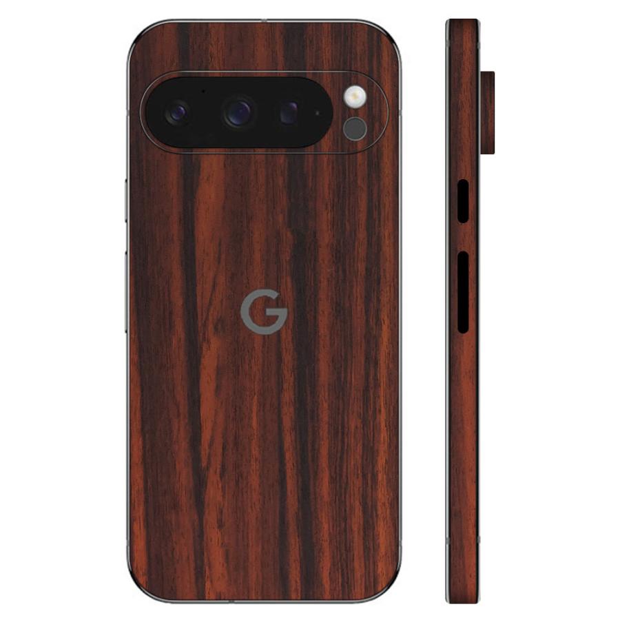 Pixel9 Pixel9 Pro ピクセル9 プロ スキンシール 全面 背面 側面 カバー フィルム ケース wraplus 選べる34色 ローズウッド | Google Pixel