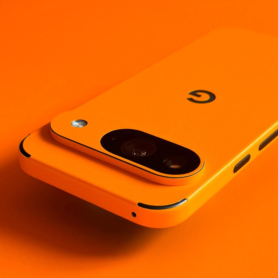 Pixel9 Pixel9 Pro ピクセル9 プロ スキンシール 全面 背面 側面 カバー フィルム ケース wraplus 選べる34色 エボニー | Google Pixel | 04