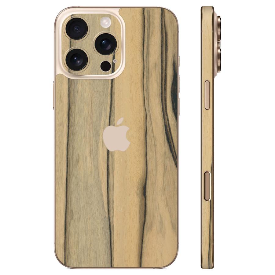 iPhone16 / 16 Pro / 16 Plus / 16 Pro Max / 16e スキンシール 背面 側面 カバー ケース wraplus パーシモン | Apple | 01