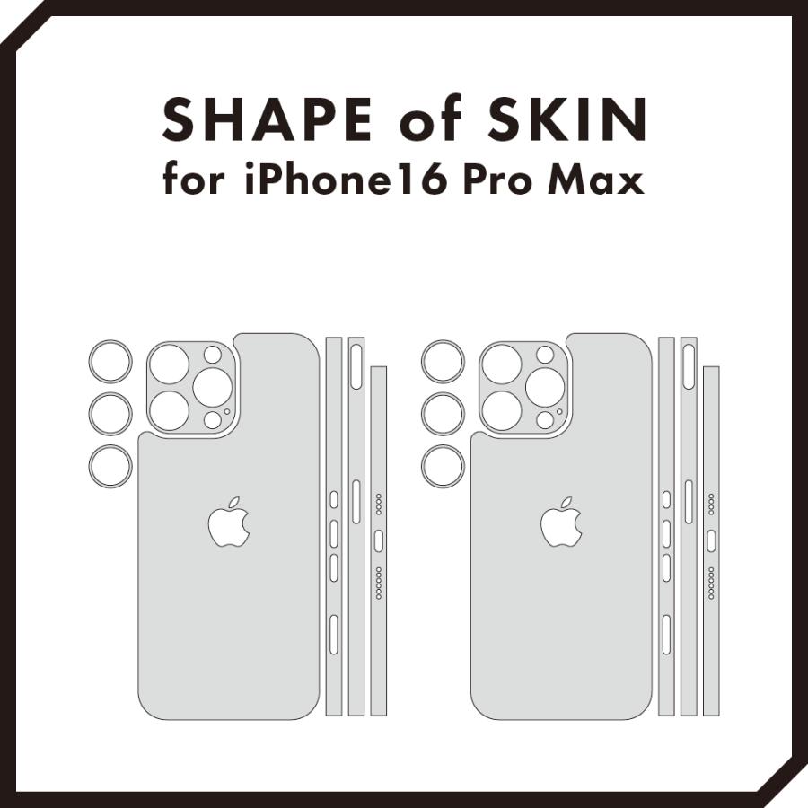 iPhone16 / 16 Pro / 16 Plus / 16 Pro Max / 16e スキンシール 背面 側面 カバー ケース wraplus ブラックアブストラクト | Apple | 11