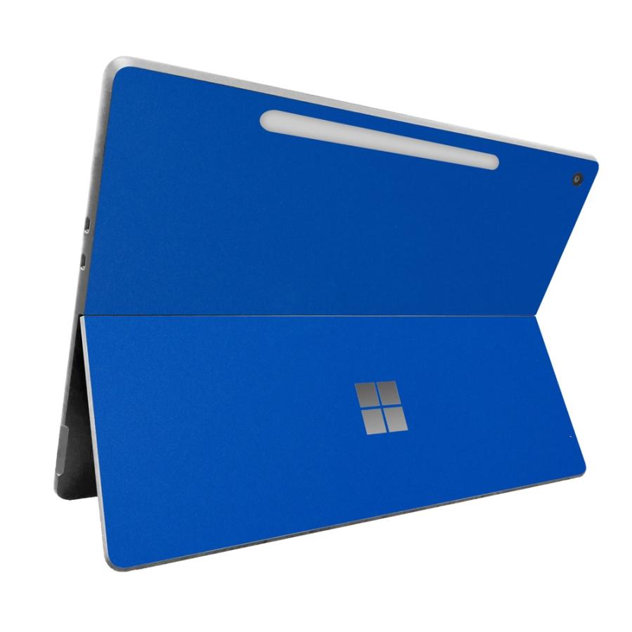 Surface Pro 12インチ 2025 スキンシール ケース カバー 保護 フィルム 背面 wraplus ブルー 青 | Surface
