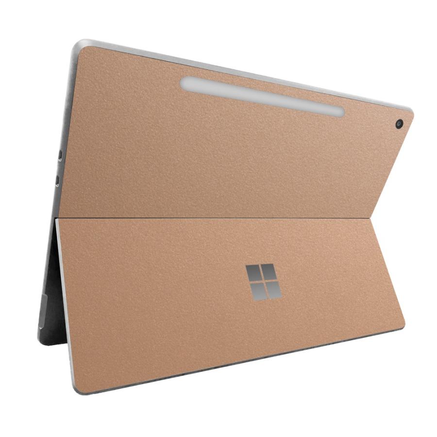 Surface Pro 12インチ 2025 スキンシール ケース カバー 保護 フィルム 背面 wraplus ゴールド | Surface