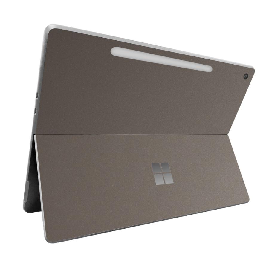 Surface Pro 12インチ 2025 スキンシール ケース カバー 保護 フィルム 背面 wraplus スペースグレイ | Surface