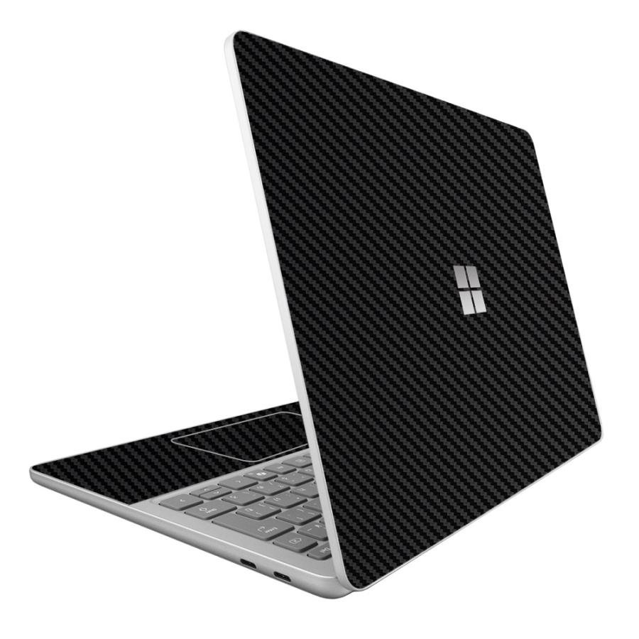 Surface Laptop 13インチ 2025 スキンシール ケース カバー 保護 フィルム 背面 wraplus ブラックカーボン | Surface